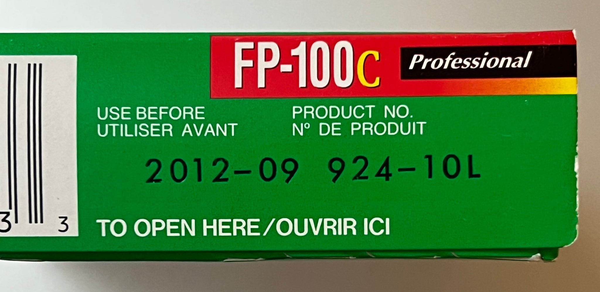 fuji fp100c pack film